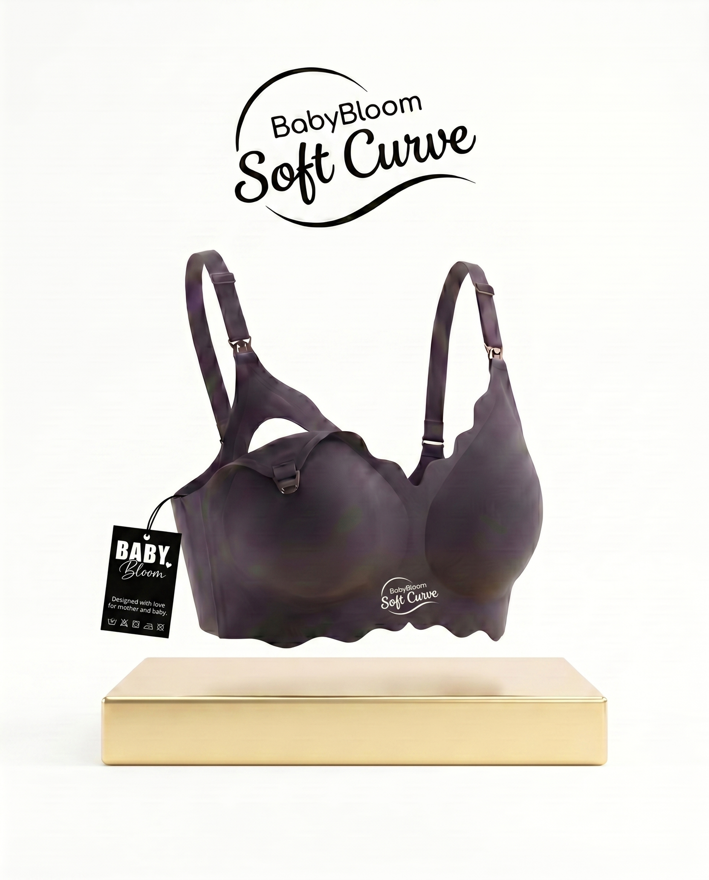 حماله صدر للرضاعه BabyBloom Soft Curve™ Black